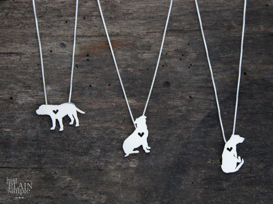 Custom Pet Necklace, sterling silver pendants made personalized for you