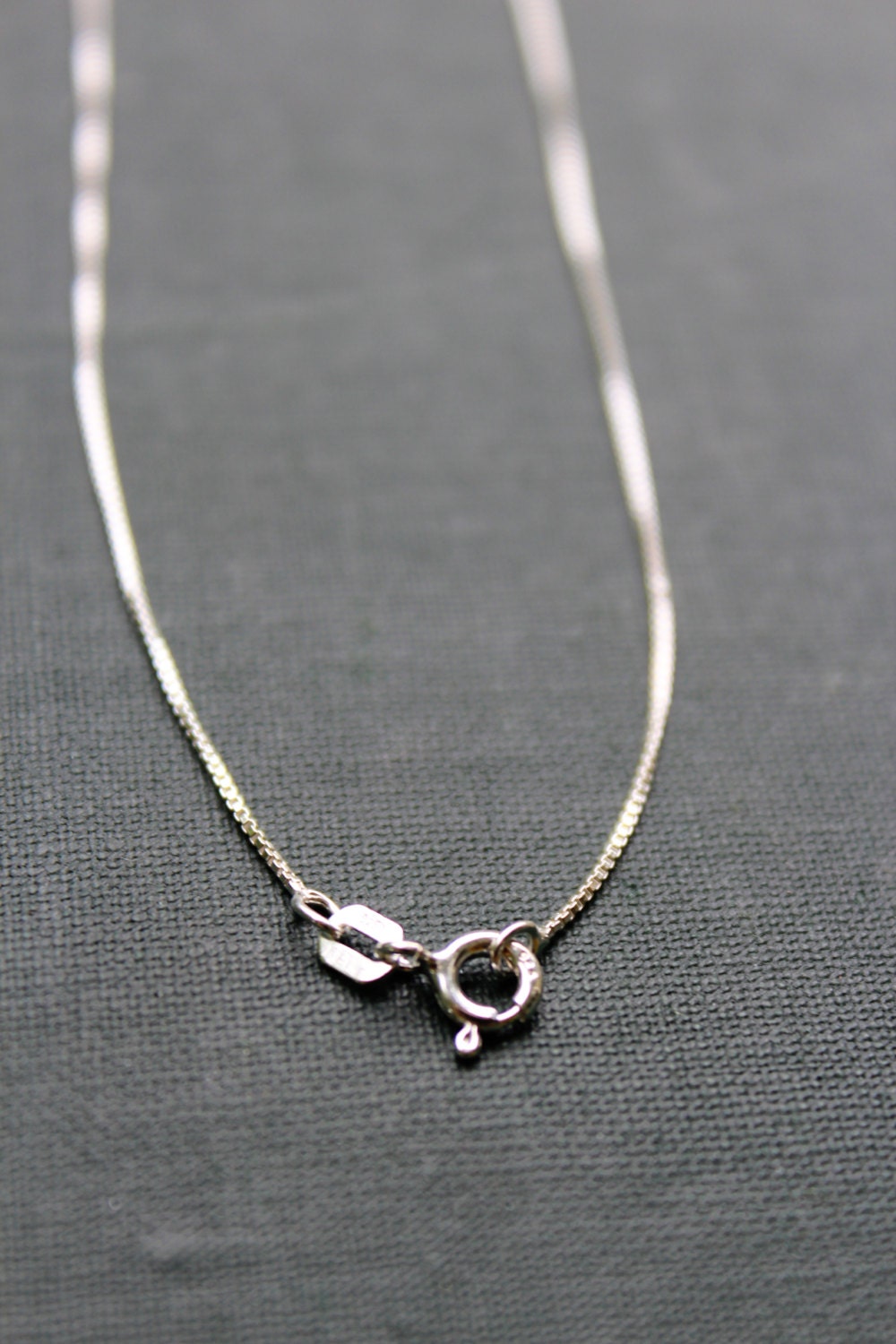 Sterling Silver Box Chain, .7mm