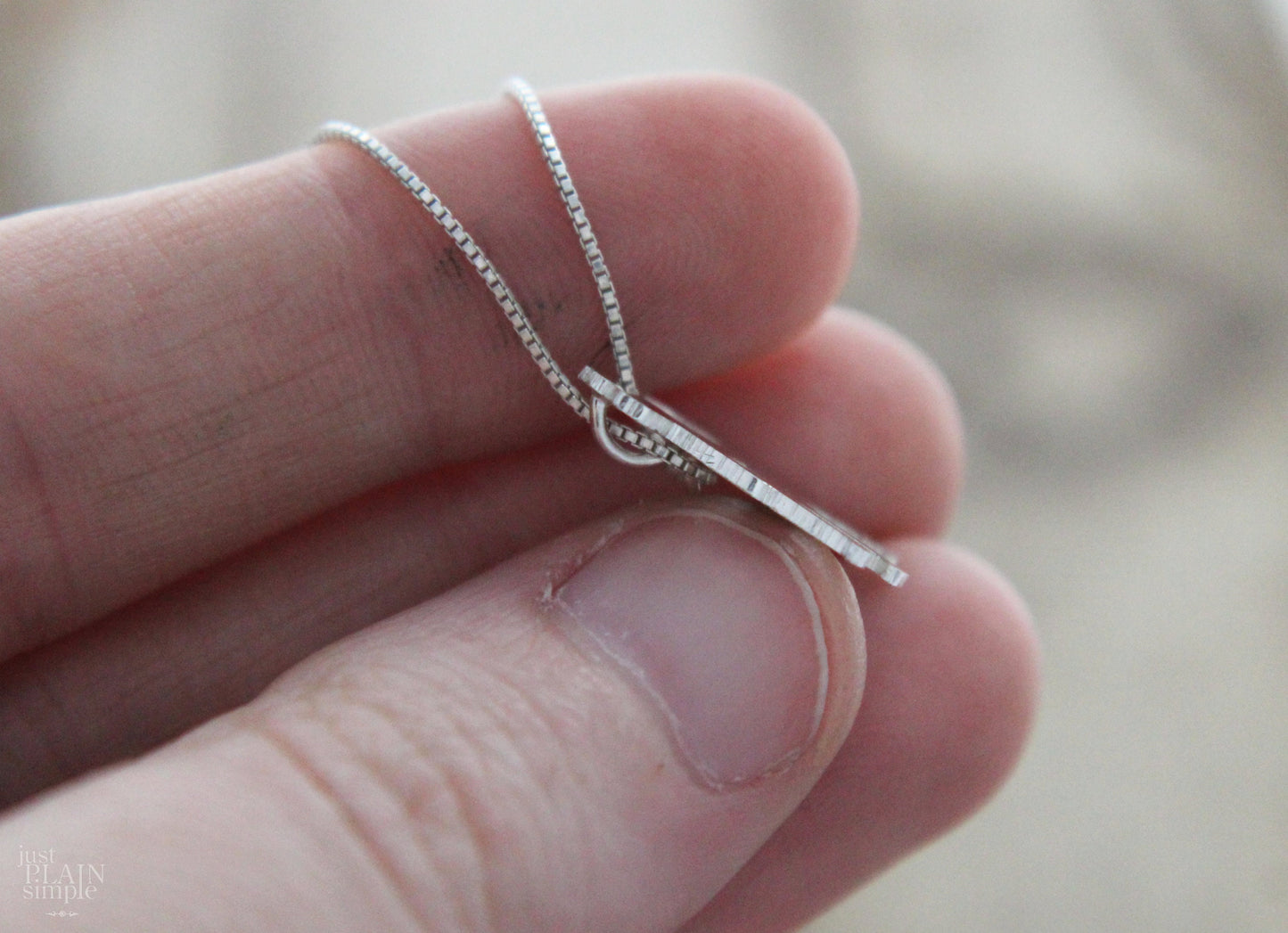 Tiny Beagle hound dog necklace, sterling silver dog pendant