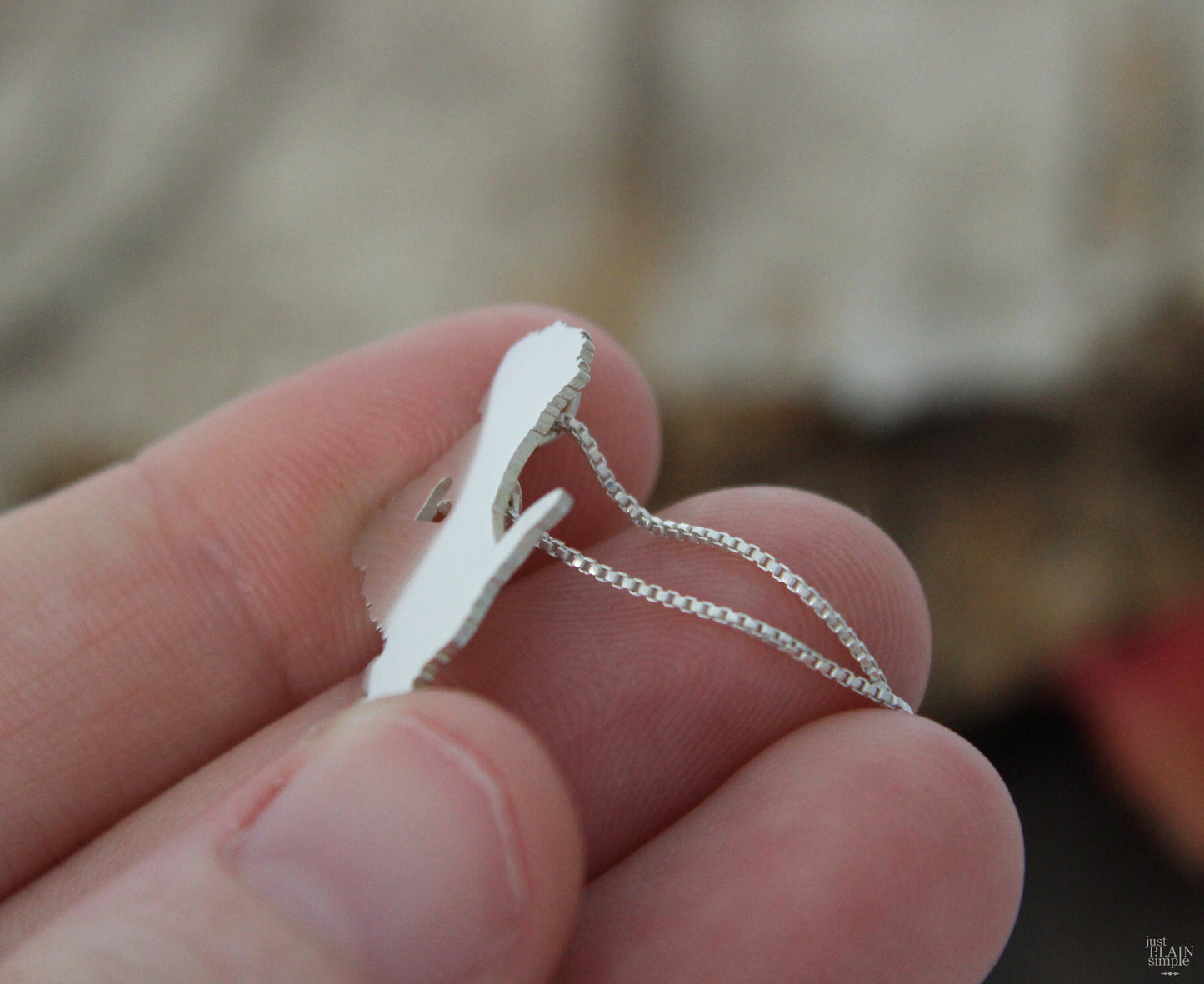 Tiny Westie necklace sterling silver, West highland terrier pendant