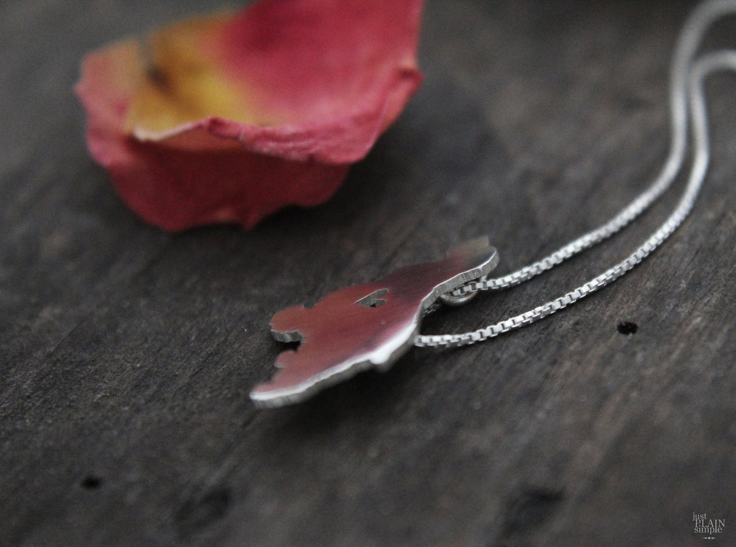 Tiny Cocker Spaniel necklace, sterling silver pendant