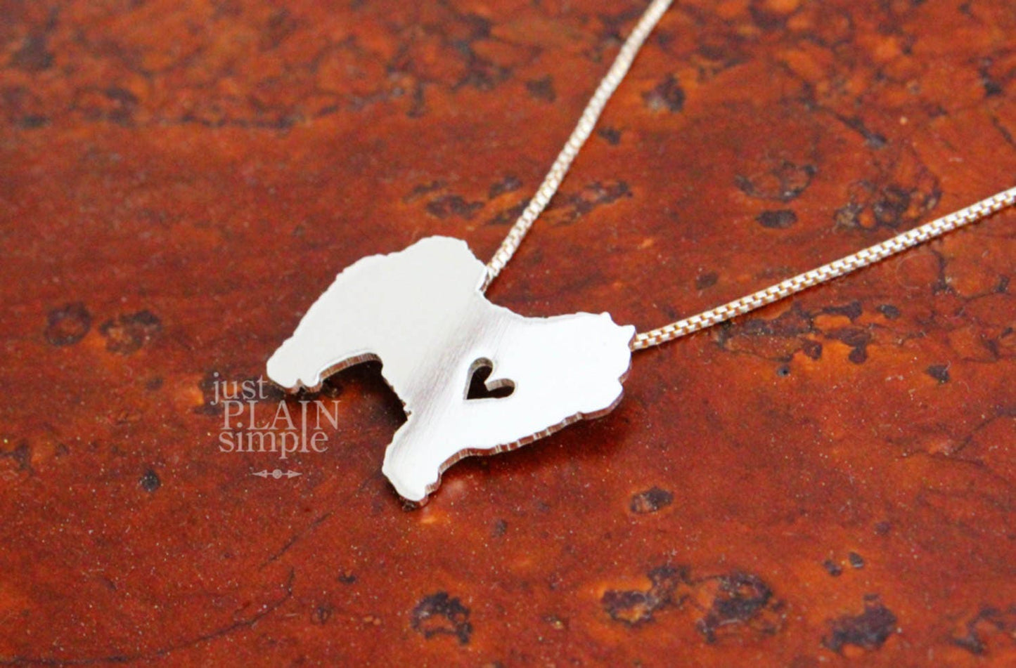 Tiny Chow Chow necklace, sterling silver pendant
